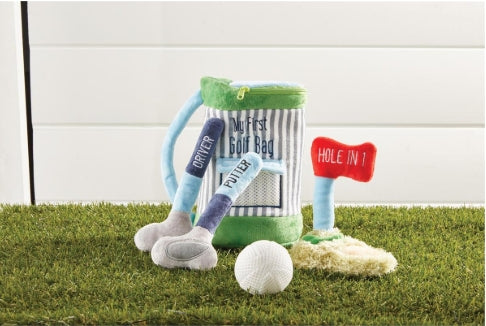 Mudpie - My First Golf Bag Plush Set