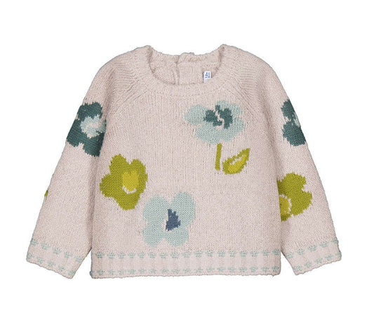 Mayoral - Flower Jacquard Sweater (2384)