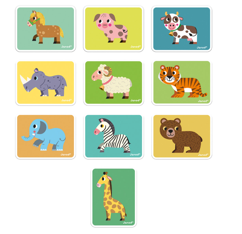 Janod - Animals Magneti'Book