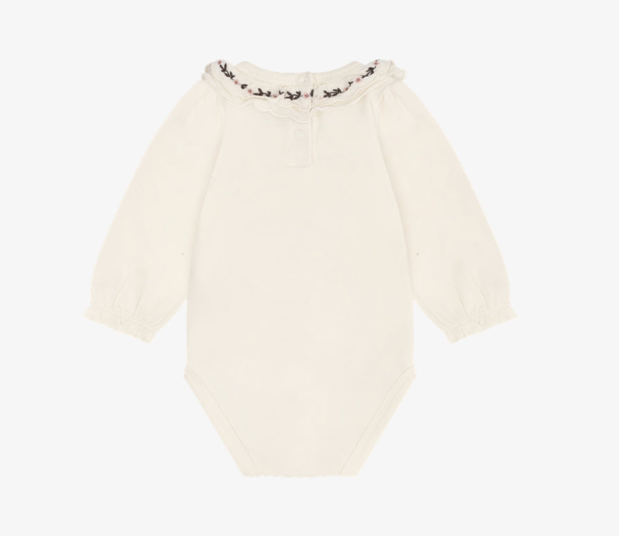 Minymo - Long Sleeve Bodysuit (Seedpearl)