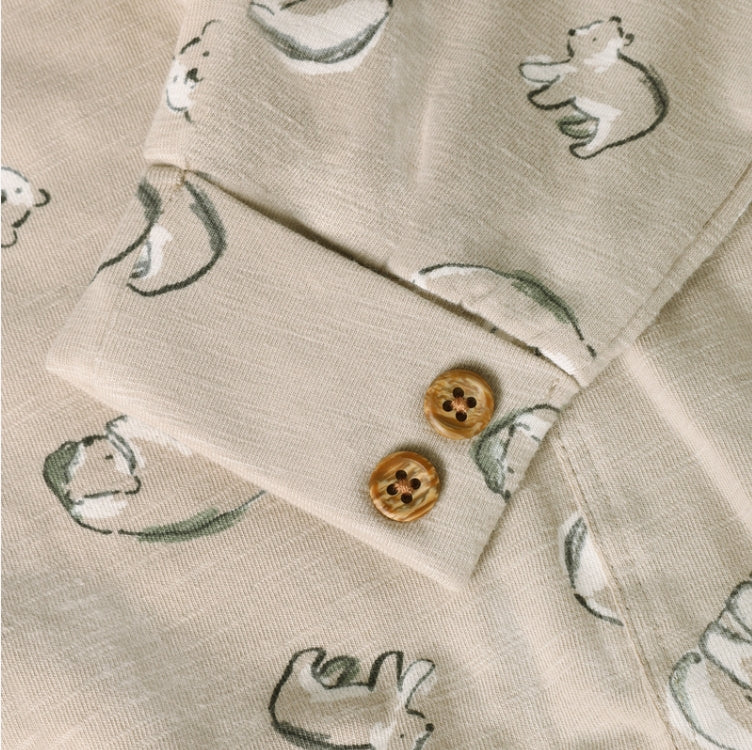 Minymo - Polar Bear Pants (Feather Gray)