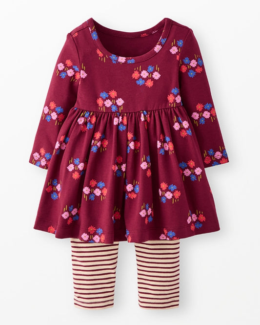 Hanna Andersson - Baby Long Sleeve Skater Dress & Legging Set