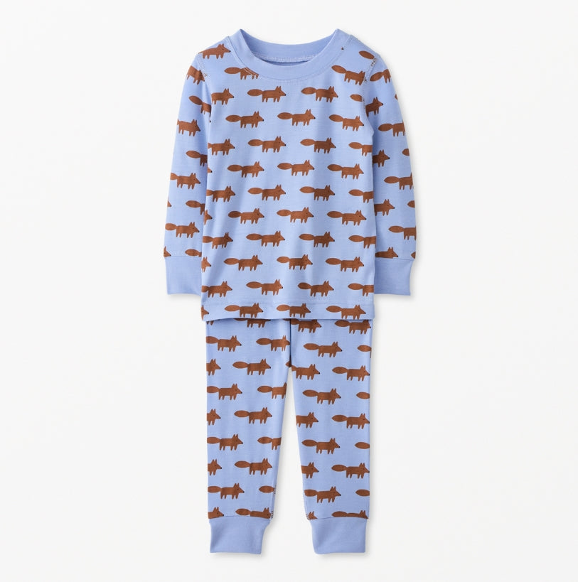 Hanna Andersson - Foxy - Long John Pajama Set in Hannasoft