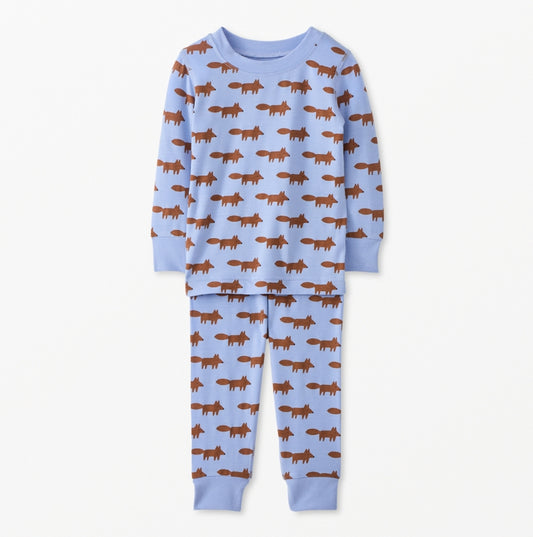 Hanna Andersson - Foxy - Long John Pajama Set in Hannasoft