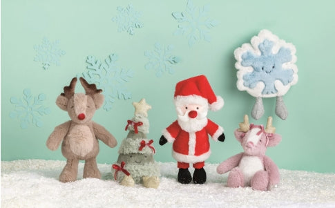 Mudpie - Mini Christmas Plush Pals (Assorted)