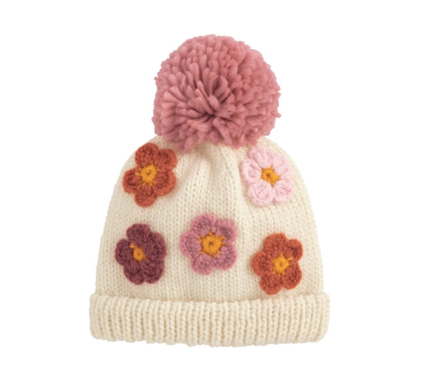 Mudpie - Flower Girl Knit Hat