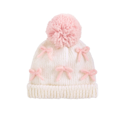 Mudpie - Bow Girl Knit Hat