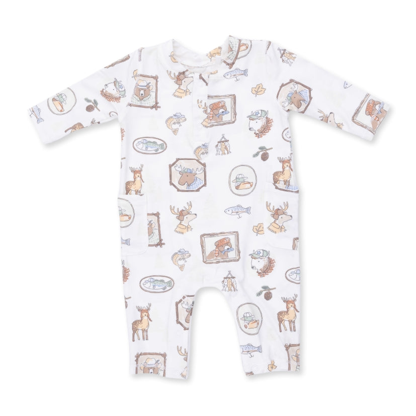 Angel Dear - Woodson's Family Cabin Uni Romper