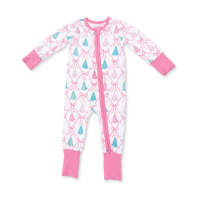 Angel Dear - Bow Trellis Tree Convertible Romper