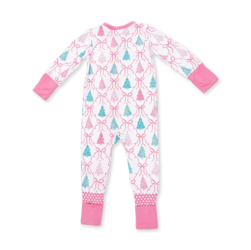 Angel Dear - Bow Trellis Tree Convertible Romper