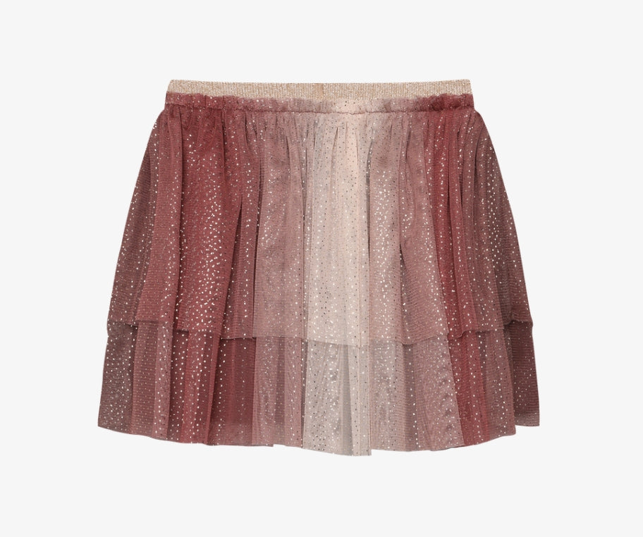 Minymo - Mesh Glitter Skirt (Huckleberry)