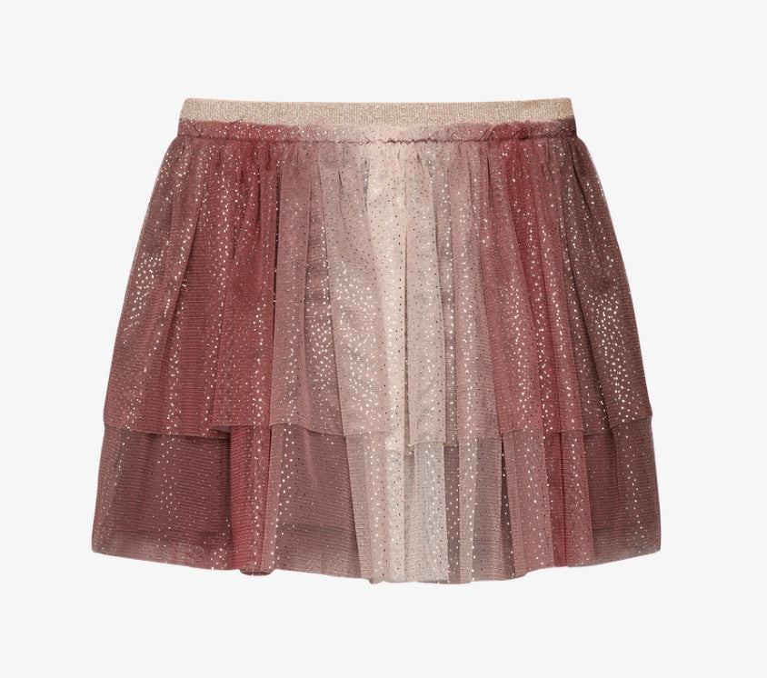 Minymo - Mesh Glitter Skirt (Huckleberry)