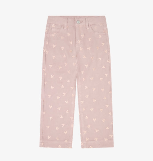 Minymo - Heart Twill Pants (Fawn)