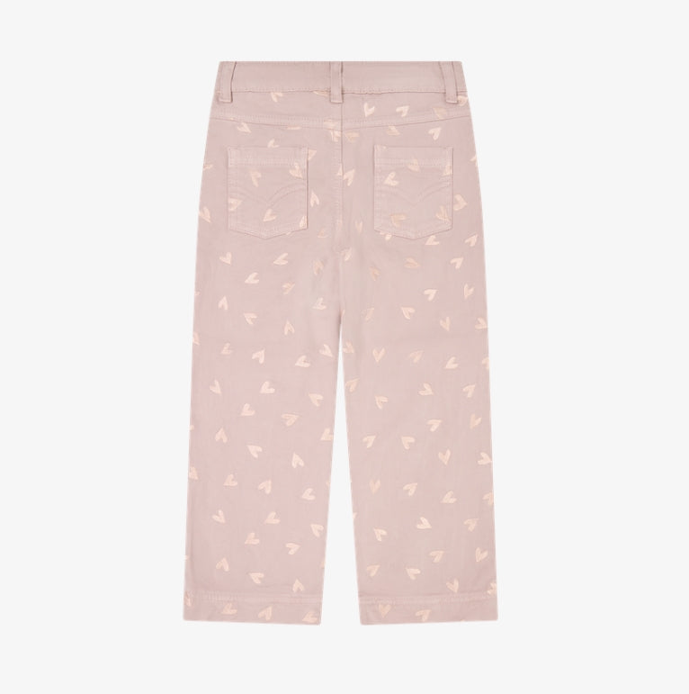 Minymo - Heart Twill Pants (Fawn)
