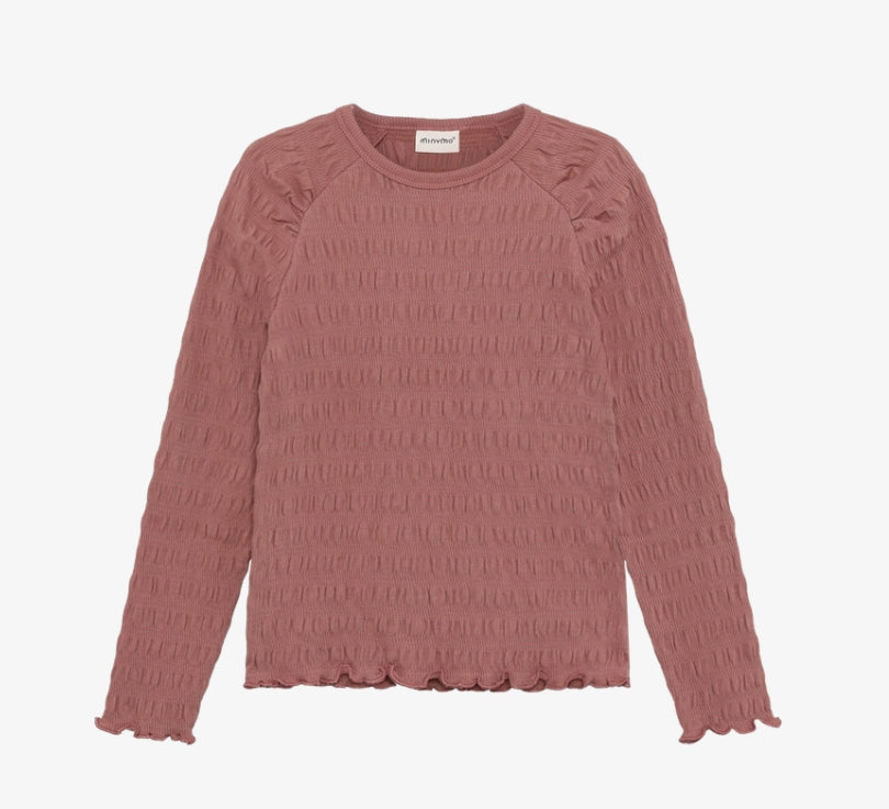 Minymo - Long Sleeve T-Shirt (Burlwood)