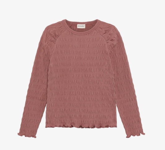 Minymo - Long Sleeve T-Shirt (Burlwood)