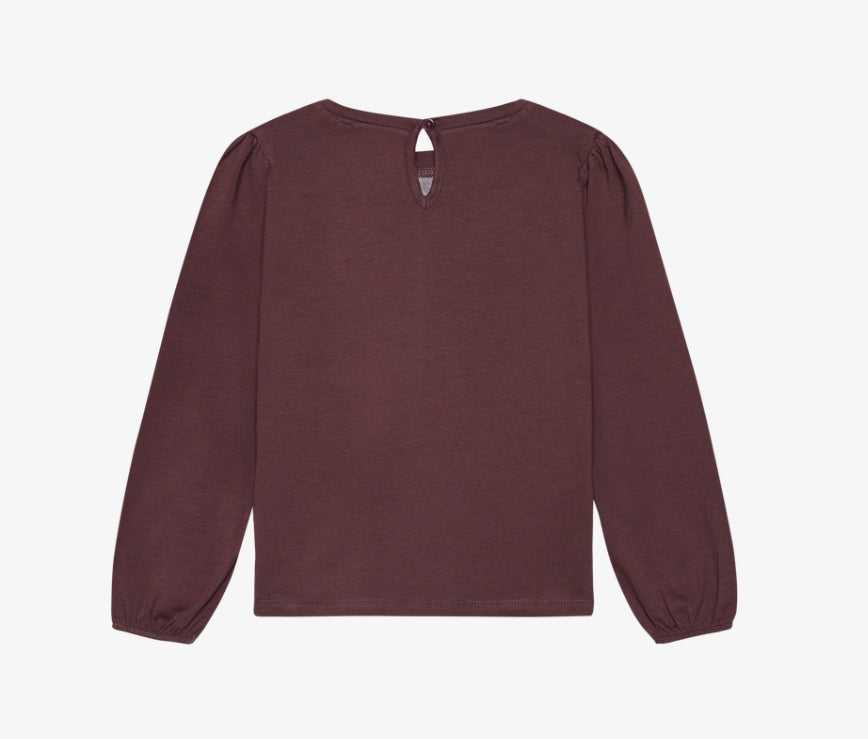 Minymo - Hearts Long Sleeve T-Shirt (Huckleberry)