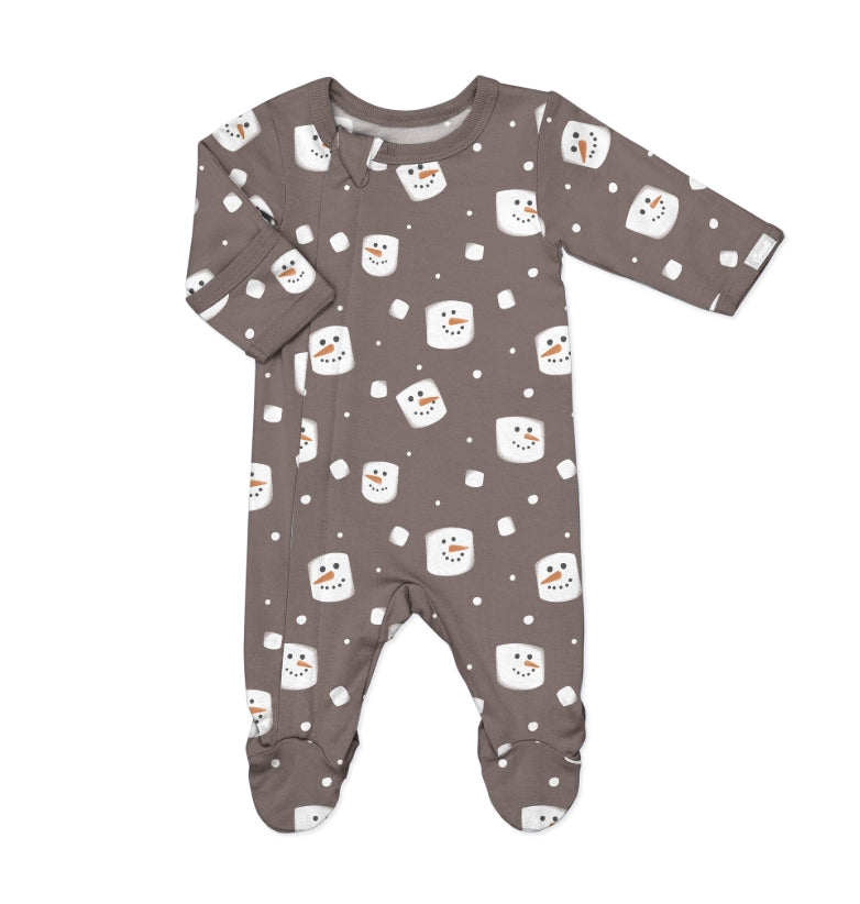Coccoli - Marshmallow Modal Zipper Footie