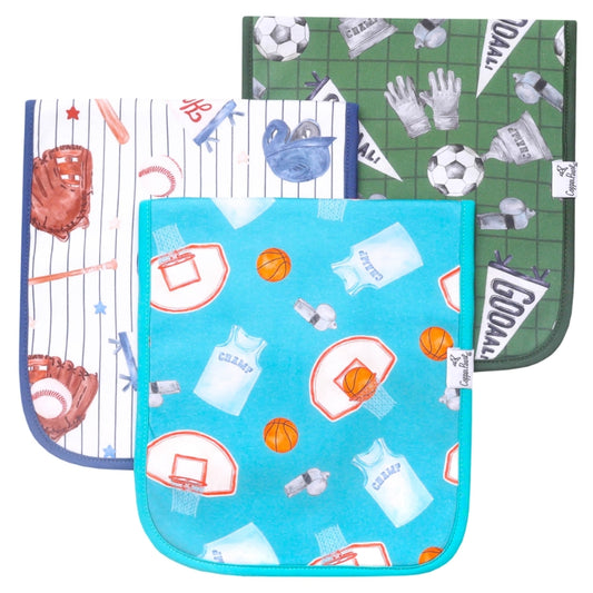 Copper Pearl - All Star Burp Cloth (3 Pack)
