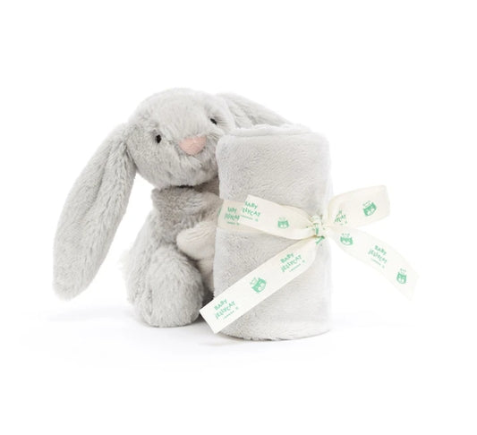 Jellycat - Bashful Grey Bunny Soother