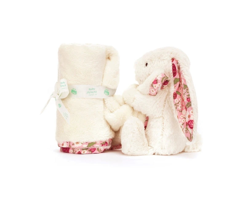 Jellycat - Blossom Cream Bunny 'Berry' Soother