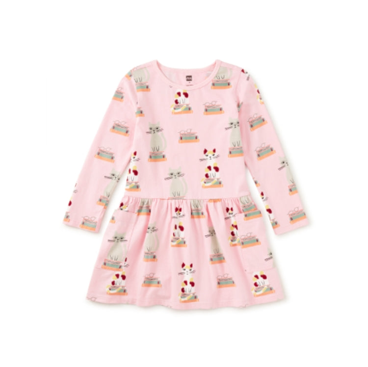 Tea Collection - Long Sleeve Pocket Dress