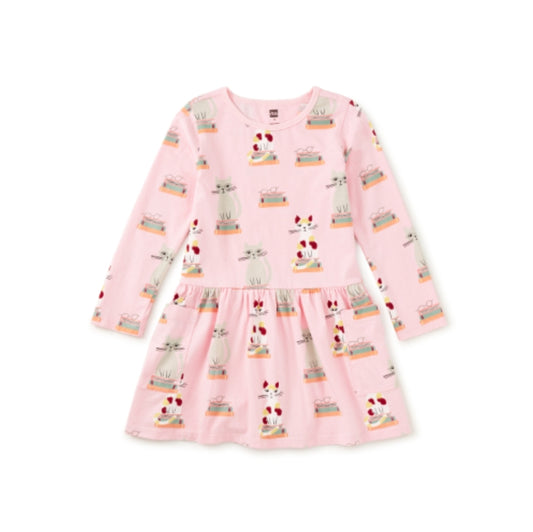Tea Collection - Long Sleeve Pocket Dress