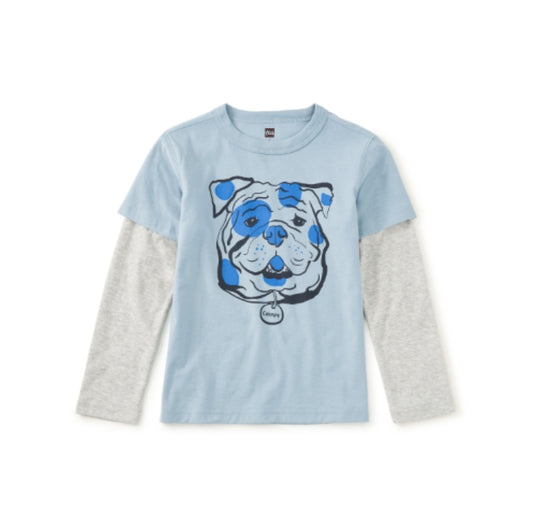 Tea Collection - Chippy the Bulldog Layered Tee