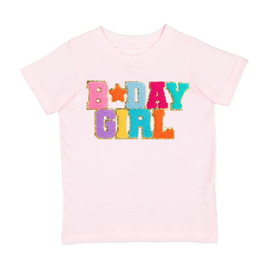 Sweet Wink - Birthday Girl Patch Short Shleeve T-Shirt in Ballet