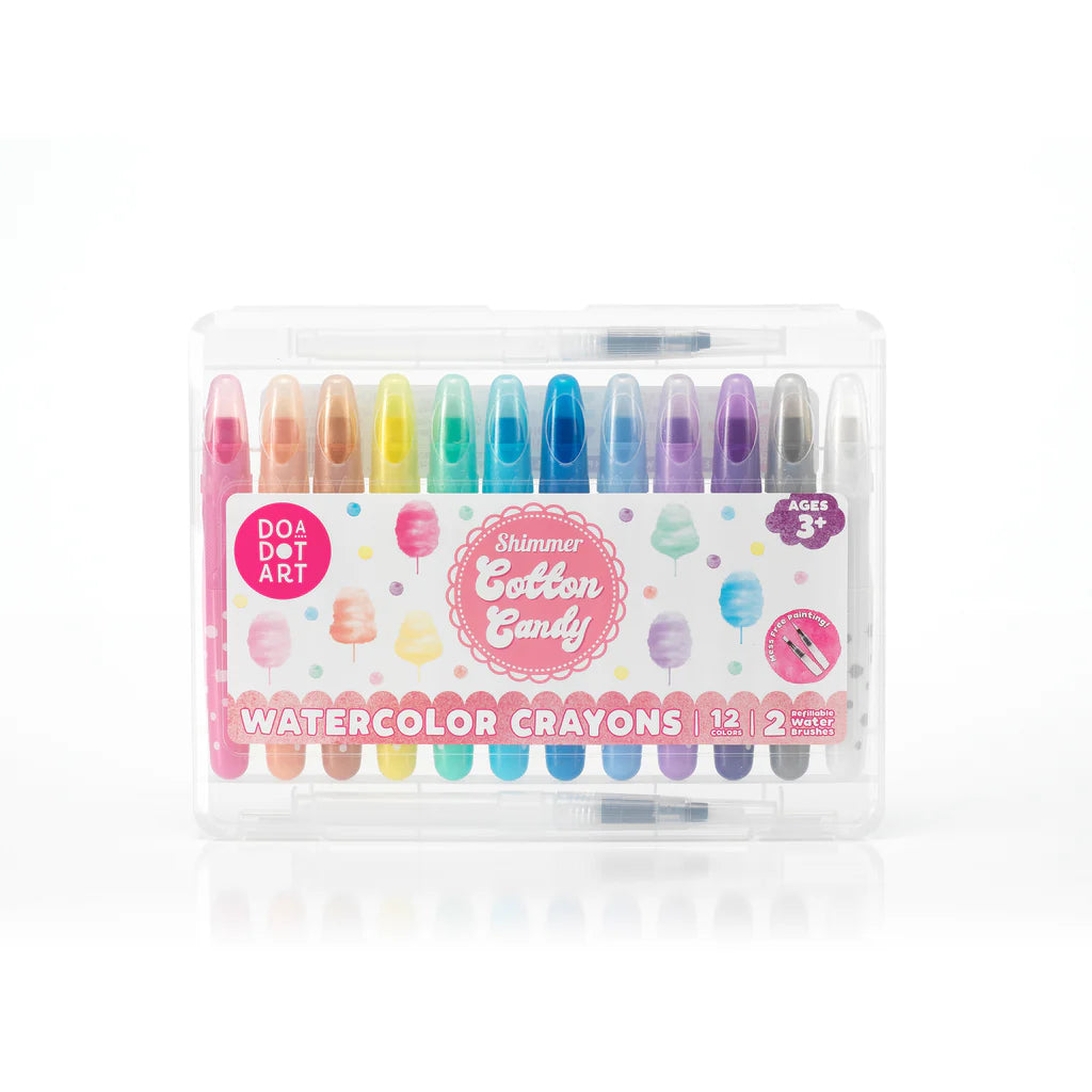 Do-A-Dot-Art! - Cotton Candy Shimmer Watercolor Crayons 12pk