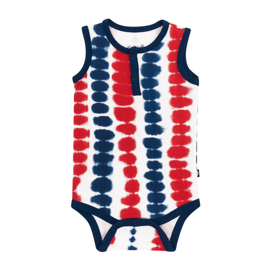 Kyte Baby - Sleeveless Bodysuit in Liberty Rip Tide