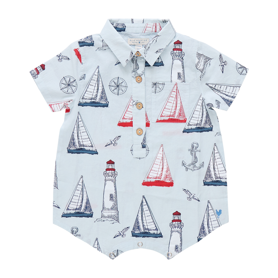 Pink Chicken - Nautical Adventure Easton Jumper