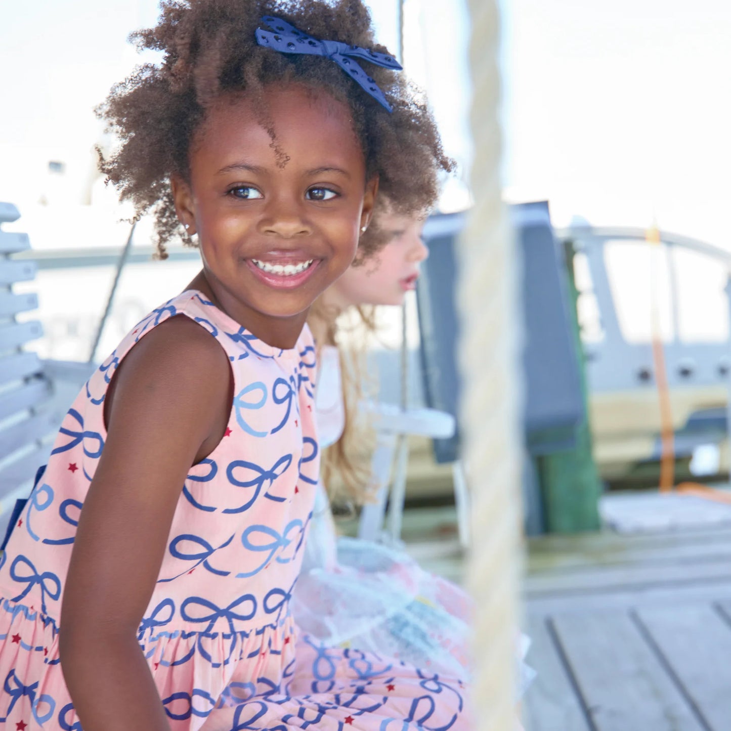 Pink Chicken - Eloise Dress - Pink Bows