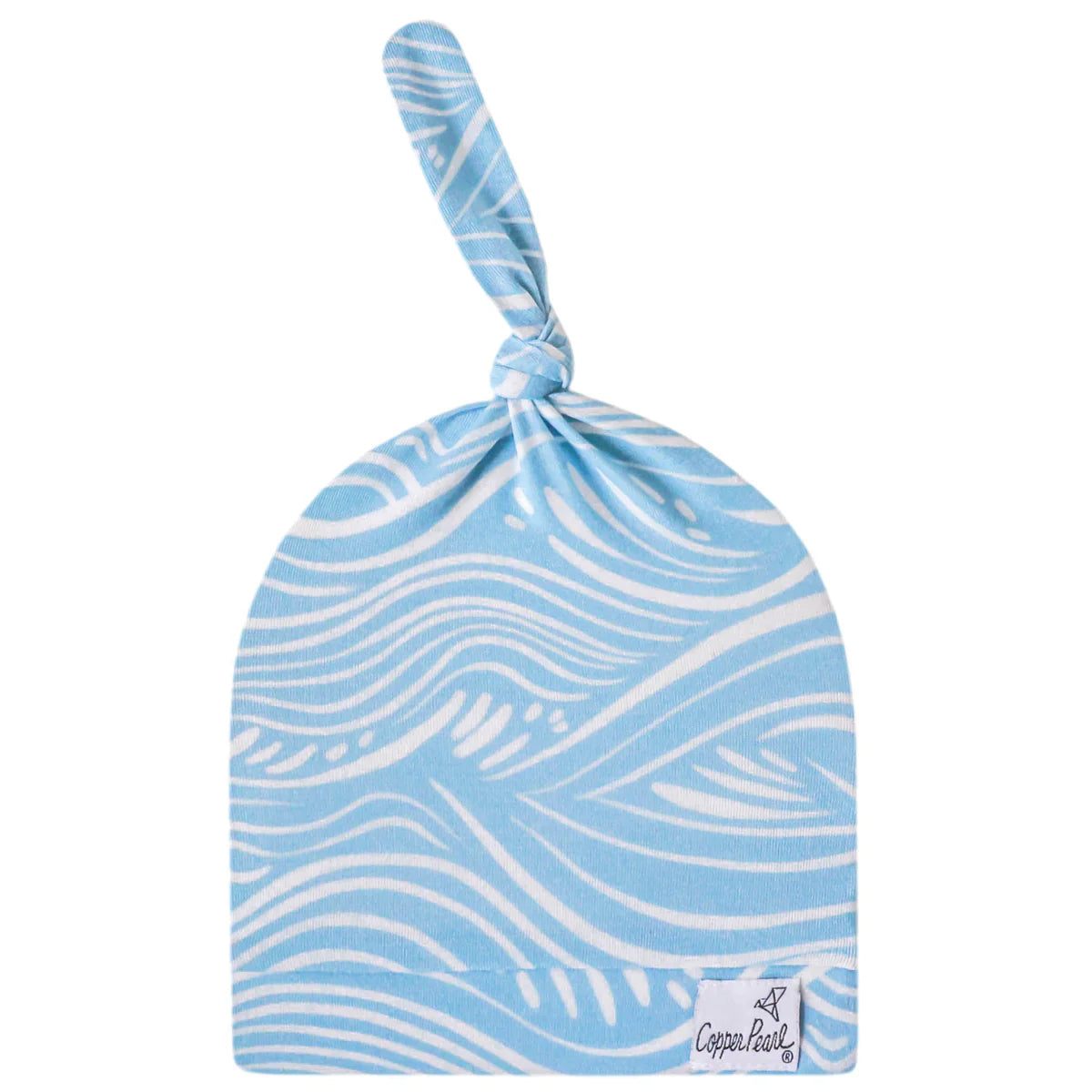 Copper Pearl - Top Knot Hats (0-4 months)