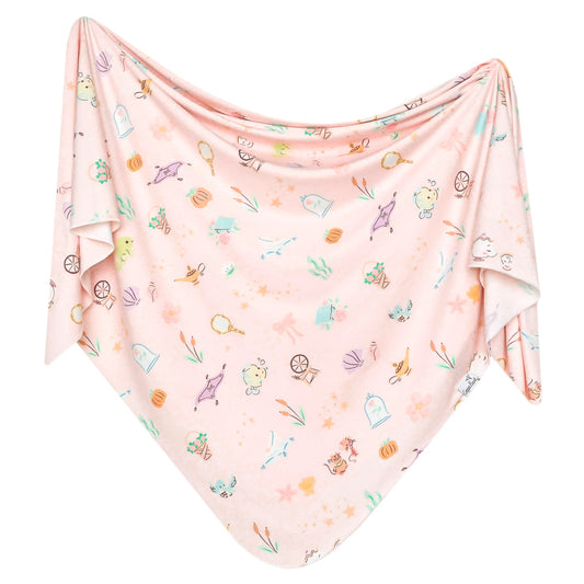 Copper Pearl - Enchanted Friends Swaddle Blanket