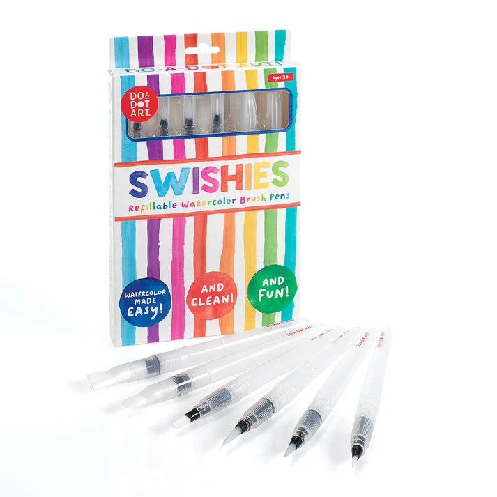 Do-A-Dot-Art -Swishies Refillable Watercolor Brushes – Set of 6