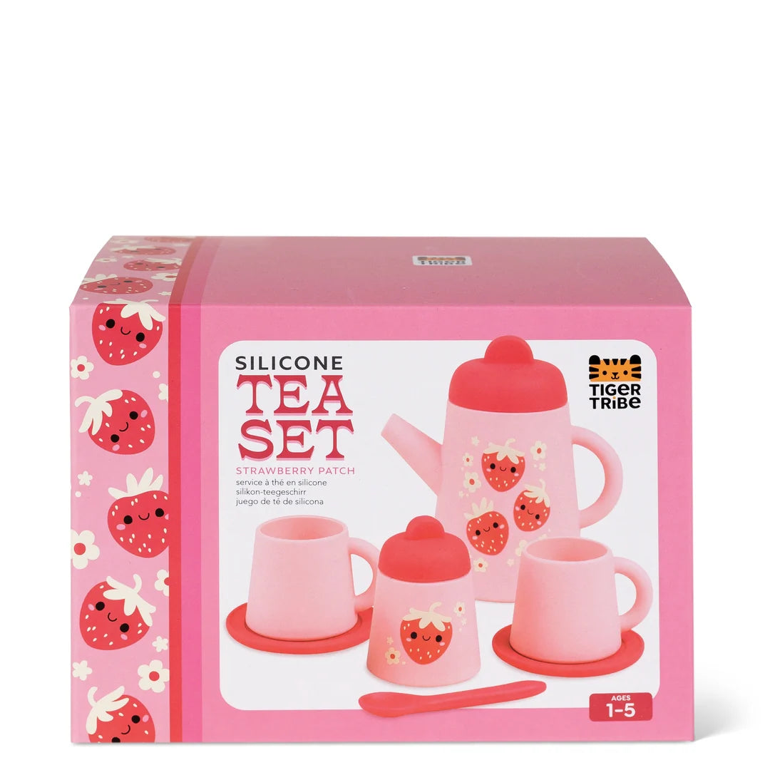 Tiger Tribe - Silicone Tea Set - Strawberry Patch
