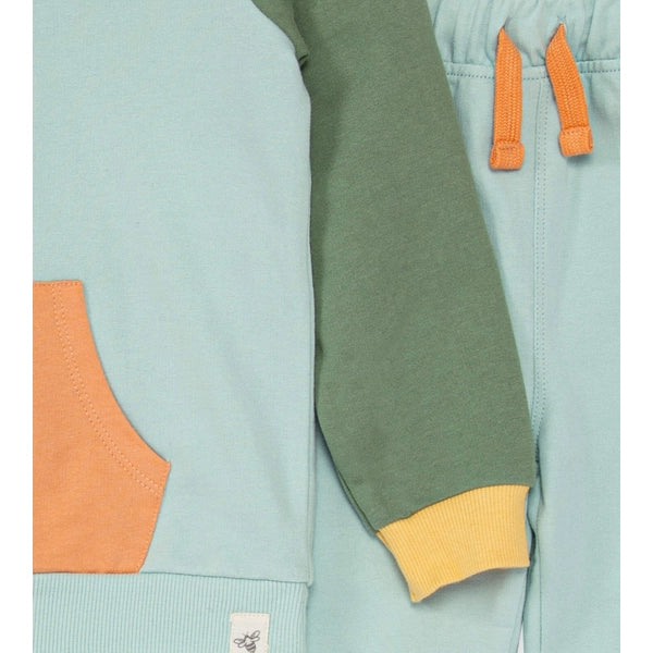 Burt's Bees Baby - Color Blocked French Terry Top & Pant Set