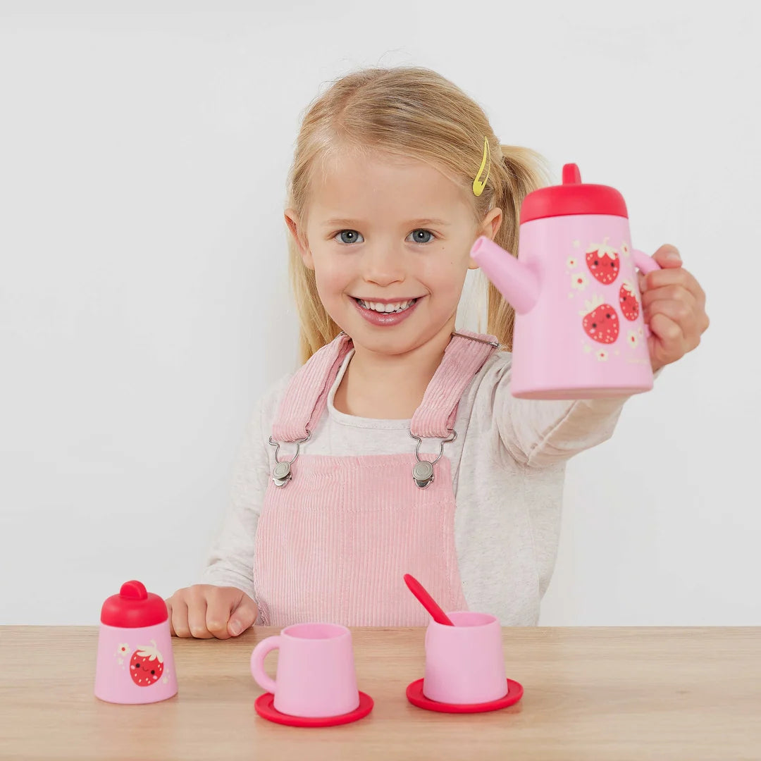 Tiger Tribe - Silicone Tea Set - Strawberry Patch