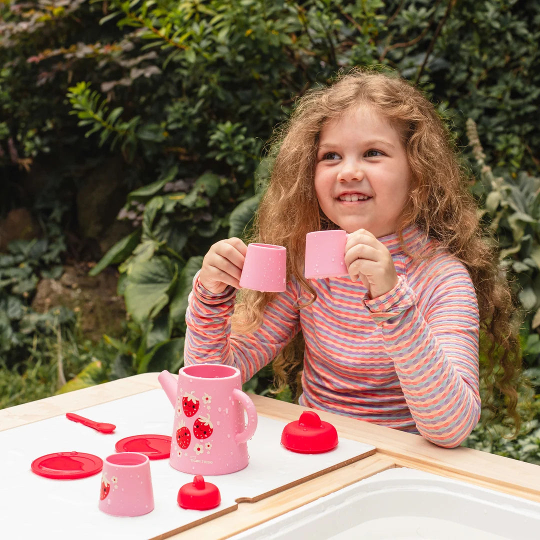 Tiger Tribe - Silicone Tea Set - Strawberry Patch