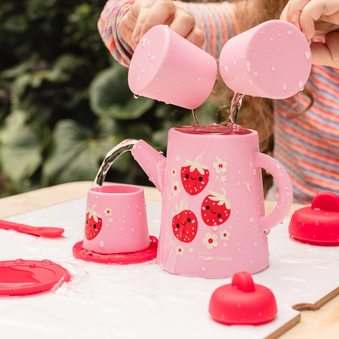 Tiger Tribe - Silicone Tea Set - Strawberry Patch