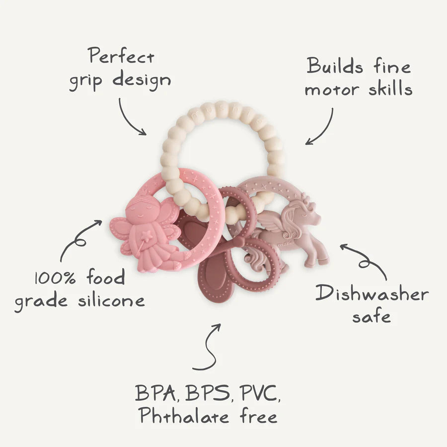 Mushie - Fairy Teething Ring