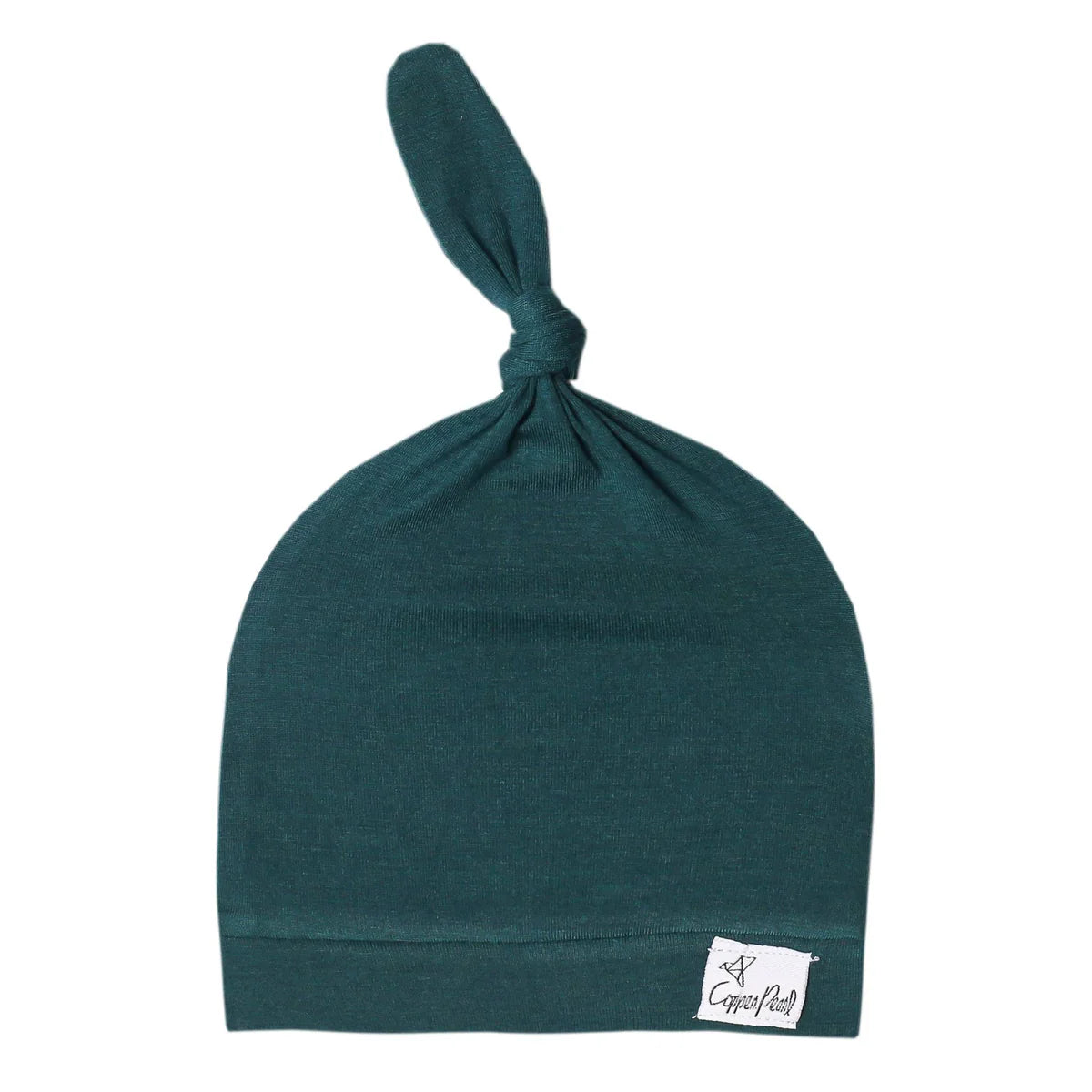 Copper Pearl - Top Knot Hats (0-4 months)