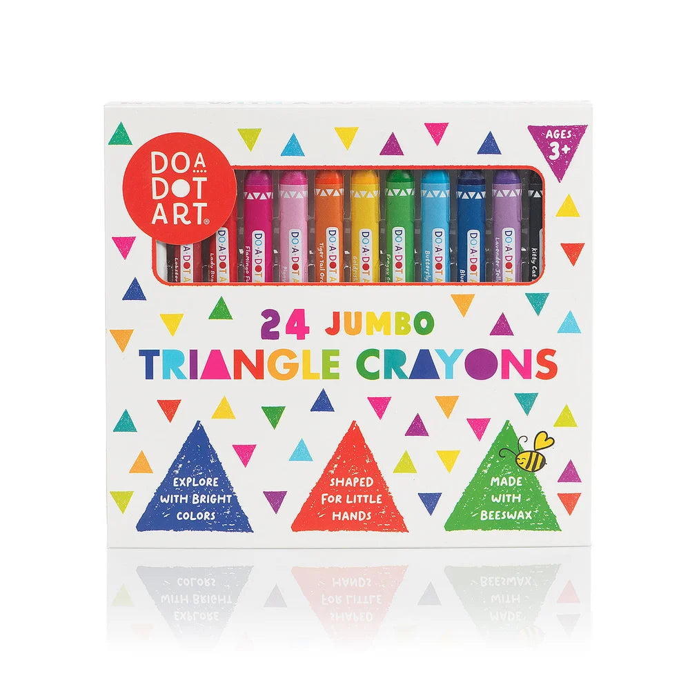 Do-A-Dot-Art -Jumbo Triangle Beeswax Crayons (24 Pk)