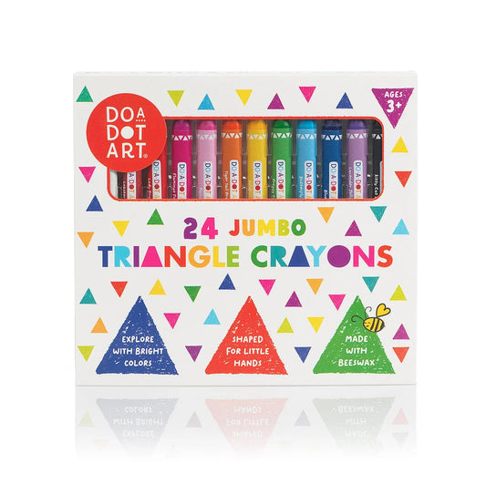 Do-A-Dot-Art -Jumbo Triangle Beeswax Crayons (24 Pk)