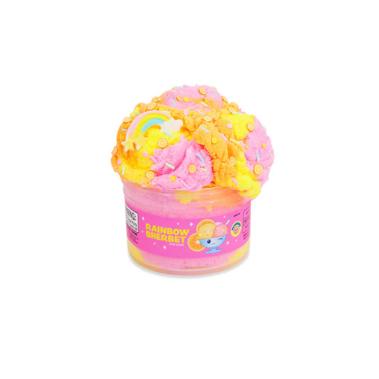 PeachyBbies - Rainbow Sherbet Cloud Dough Slime