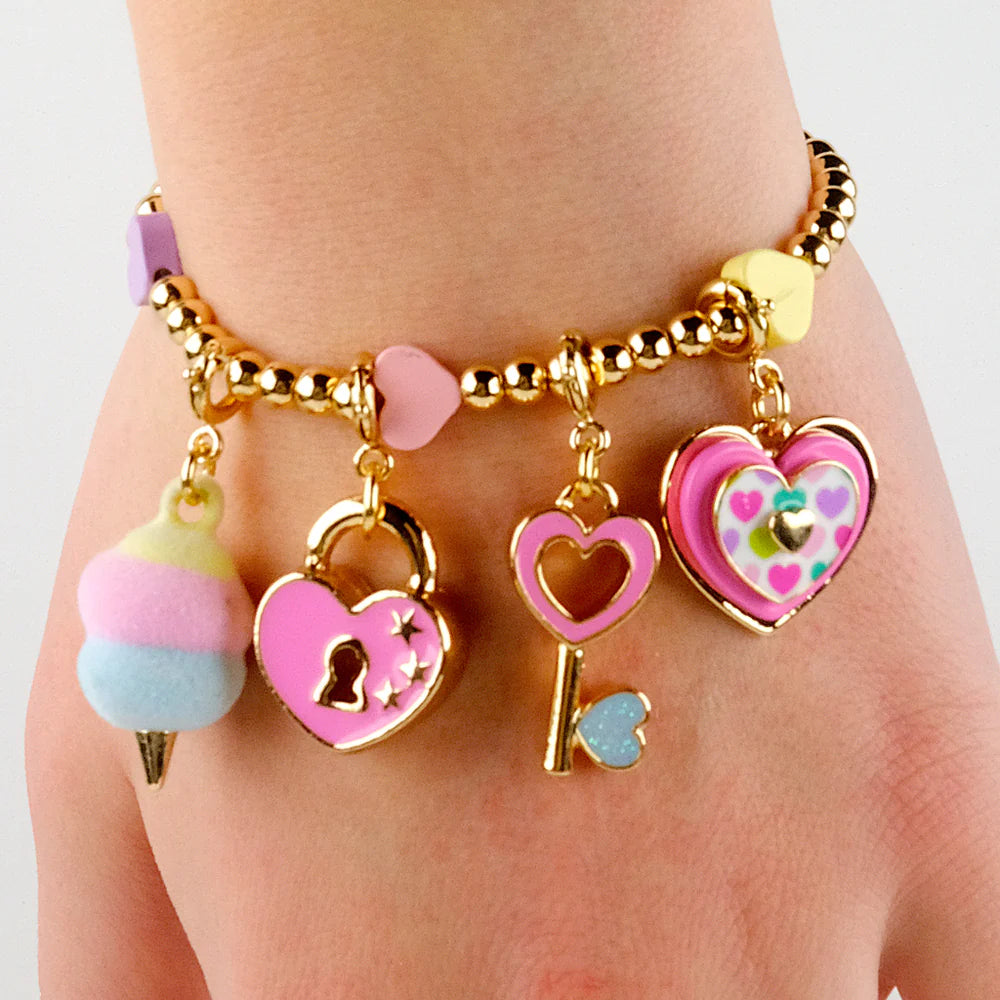 High IntenCity - Charm It! Gold Cotton Candy Charm