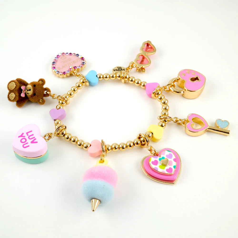 High IntenCity - Charm It! Gold Cotton Candy Charm