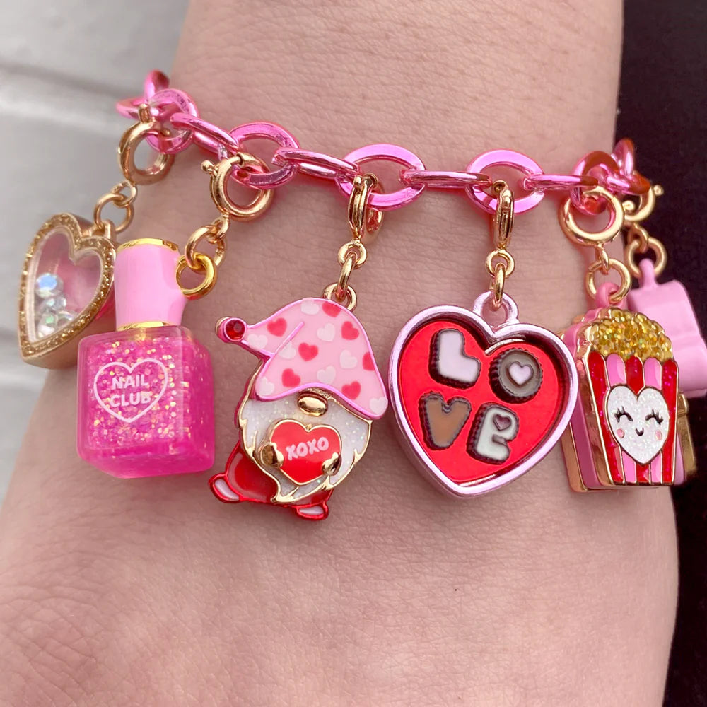 High IntenCity - Charm It! Gold Glitter Nail Polish Charm