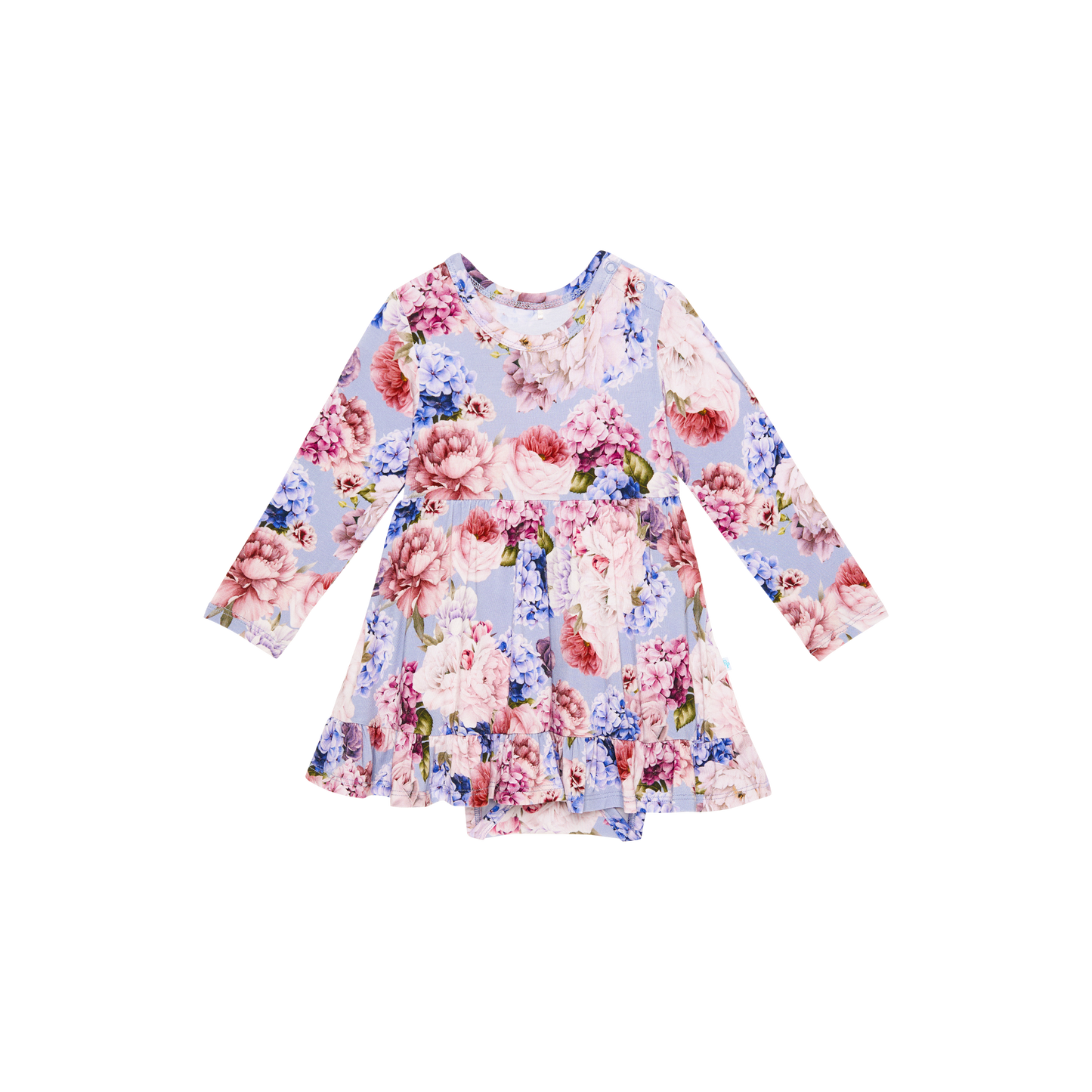 Posh Peanut - Annie Ruffled Twirl Bodysuit Dress